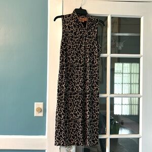 Tory Burch size M animal print midi dress